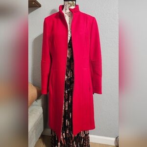 Stella McCartney Red Wool Coat